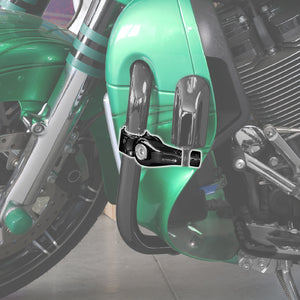TCMT 1 1/4" Pegstreamliner Short Angled Highway Engine Guard Footpegs Mount Fit For Harley Touring Softail Indian Chief