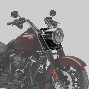 TCMT 7'' Round Headlight Nacelle Cover Fit For Road King FLHR '14-'23