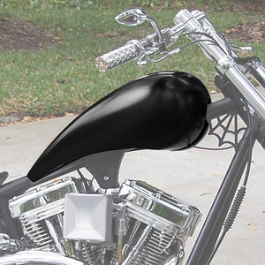 TCMT 5" Stretched 4.5 Gal.Gallons Fuel Gas Tank Fit For Harley Touring Glide Choppers - TCMT