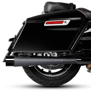 TCMT 4" Megaphone Slip-On Mufflers Exhaust Fit For Harley Touring 2017-2022 - TCMTMOTOR