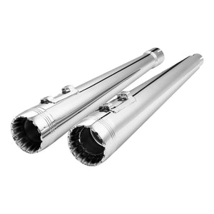 TCMT 4" Megaphone Slip-On Mufflers Exhaust Fit For Harley Touring 2017-2022 - TCMTMOTOR