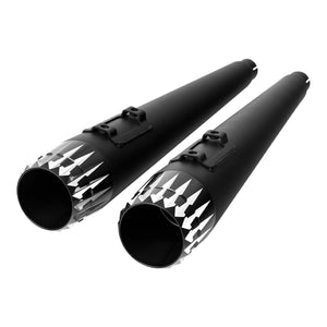 TCMT 4" Megaphone Slip-On Mufflers Exhaust Fit For Harley Touring 1995-2016 - TCMTMOTOR