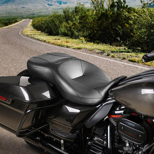 TCMT Rider & Passenger Two Up Seat Fit For Harley Touring '09-'23