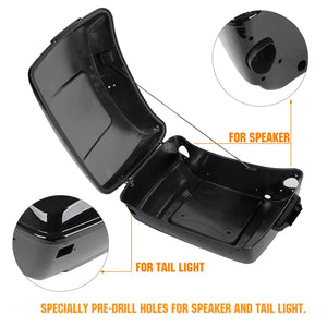 TCMT 13.7" King Tour Pack Cutouts Fit For Harley Touring '14-'24