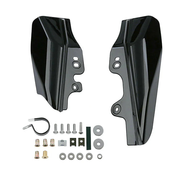 Deflector De Aire De Marco Medio Para Harley Touring, Road King Y Electra Glide (2001-2008), Negro ABS