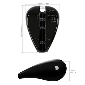 TCMT Stretched 4.7 Gallon Gas Fuel Tank For Harley Bobber Choppers