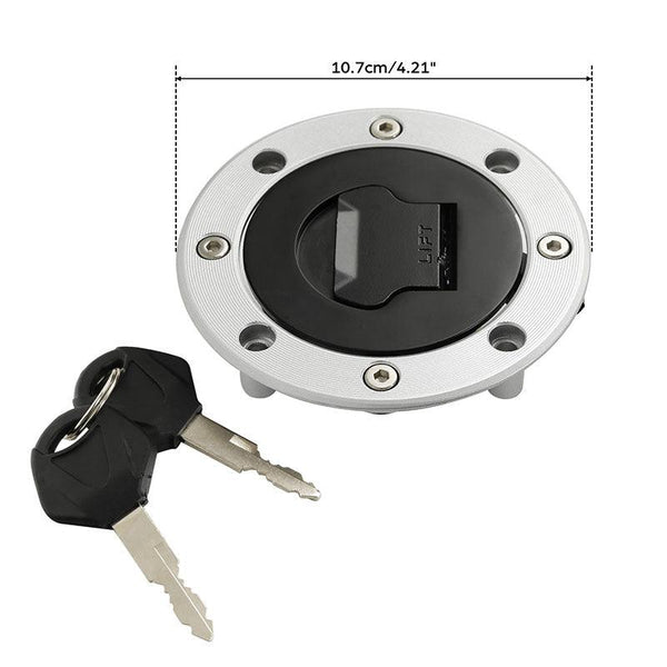 TCMT Fuel Gas Tank Cap Cover Key Fits For Suzuki GSXR600 '97-'03
