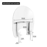 TCMT Windshield Bracket Mount Set Fit For Harley Road King '94-'24