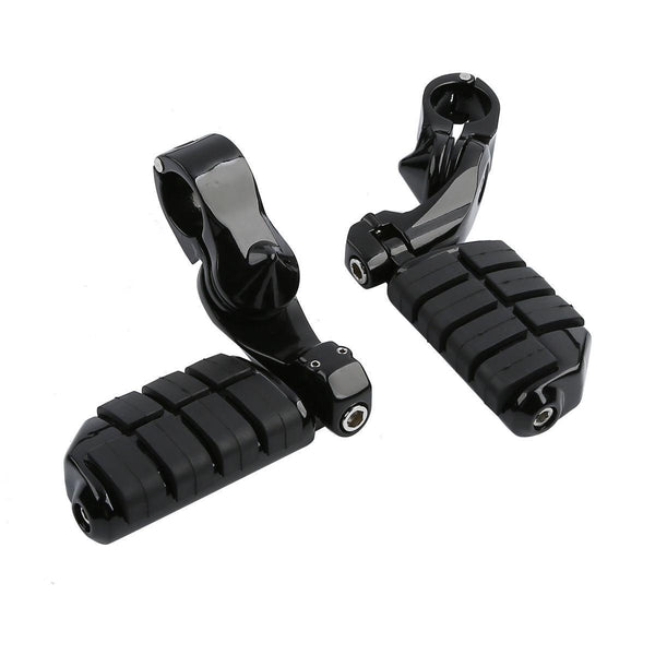 Colliers De Serrage Chromés Pour Repose-pieds Harley – Pour Barre De Protection Moteur 1 1/4