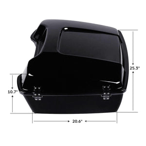 TCMT 10.7" Chopped Trunk Luggage Fit For Harley Touring Tour Pak Pack 1997-2013 - TCMTMOTOR
