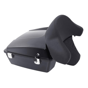 TCMT 10.7" Chopped Tour Pack with Backrest Fit For Harley Touring '97-'13