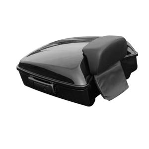 TCMT 10.7'' Chopped Tour Pack with Backrest Pad Fit For Harley Touring '14-'24