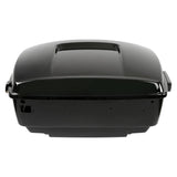 TCMT 13.7" King Tour Pack with Wrap Around Backrest Pad & Top Luggage Rack Fit For Harley Touring '14-'24
