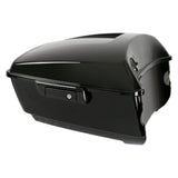 TCMT 13.7" King Tour Pack with Wrap Around Backrest Pad & Top Luggage Rack Fit For Harley Touring '14-'24