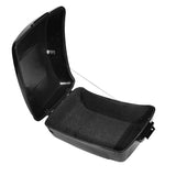 TCMT 13.7" King Tour Pack with Wrap Around Backrest Pad & Top Luggage Rack Fit For Harley Touring '14-'24