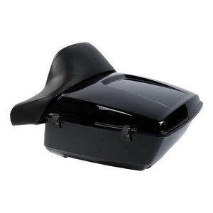 TCMT 13.7" King Tour Pack with Wrap Around Backrest Pad Fit For Harley Touring '14-'24