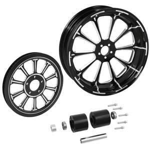 TCMT 18" x 5.5" Rear Wheel Rim Hub + Belt Pulley Fit For Harley Touring 2009-2022 - TCMTMOTOR