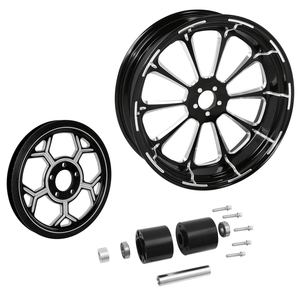 TCMT 18" x 5.5" Rear Wheel Rim Hub + Belt Pulley Fit For Harley Touring 2009-2022 - TCMTMOTOR