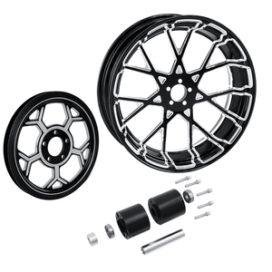 TCMT 18" x 5.5" Rear Wheel Rim Hub + Belt Pulley Fit For Harley Touring 2009-2022 - TCMTMOTOR
