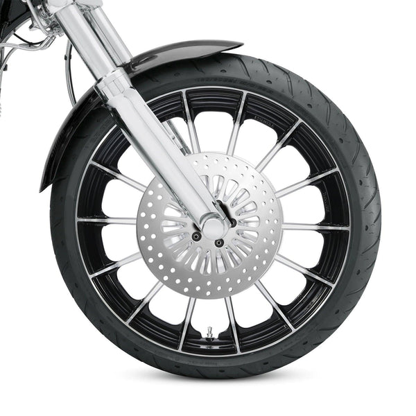 Motorcycle Wheel Rim, SLMOTO 21" X 3.5" Front Wheel Rim Dual Disc Flange Wheel Hub Fit For Harley Touring Non ABS Models Road King Electra Street Road Glide Ultra Limited Street
