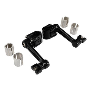 TCMT 22/30/35mm Adjustable Footpegs Peg Mount Fit For Honda Goldwing GL1800 - TCMT