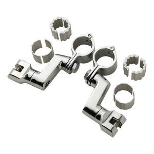TCMT 22mm-35mm Footrest Bowleg Foot Peg Mount Fit For Honda Goldwing GL1800 '01-'17 - TCMT