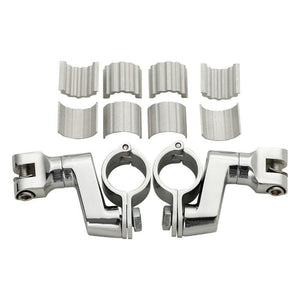 TCMT 22mm-35mm Footrest Bowleg Foot Peg Mount Fit For Honda Goldwing GL1800 '01-'17 - TCMT