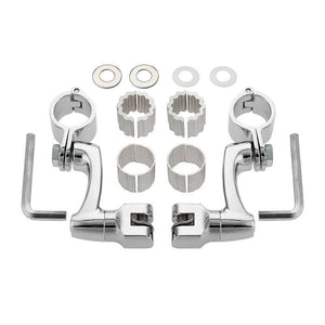 TCMT 22mm-35mm Highway Foot Peg Mounts Clamps Fit For Harley - TCMT