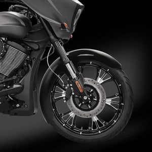TCMT 23" Wrap Front Fender Fit For Harley Touring '14-'23 - TCMT