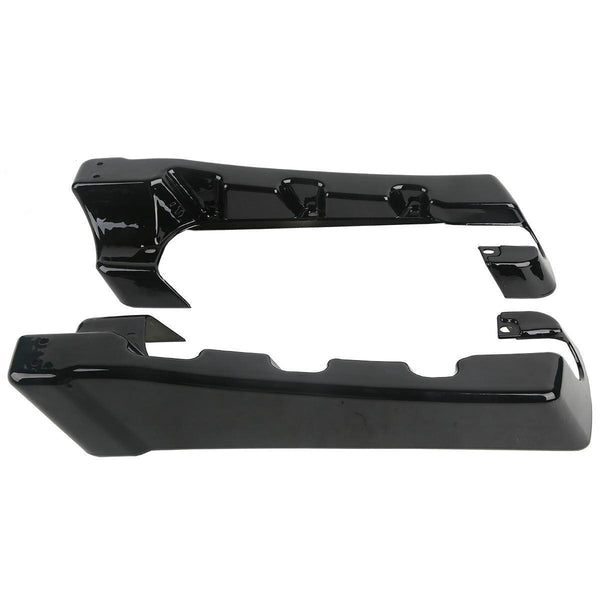 TCMT Black Hard ABS Saddlebags – For Harley Touring Street Glide Road King 1994-2013 – Vivid Black Finish