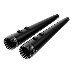 TCMT 4" Megaphone Slip On Dual Exhaust Pipe Fit For Harley Touring '95-'16