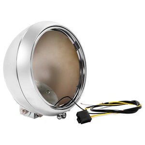 TCMT 7" Headlamp Housing Light Bulb Bucket Fit For Harley Heritage Softail '86-'11 - TCMT