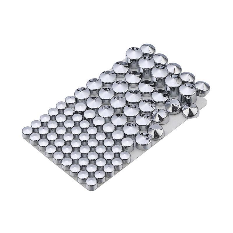 TCMT 83Pc Chrome Bolts Topper Caps Cover Fit For Harley Twin