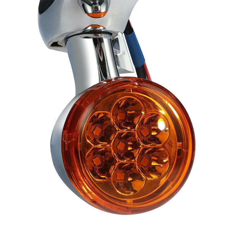 TCMT Auxiliary Light Bracket Spot Fog Light Turn Signal Fit For Harley Road King '94-'13,Electra Glide '97-'13 - TCMT
