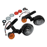 TCMT Auxiliary Light Bracket Spot Fog Light Turn Signal Fit For Harley Road King '94-'13,Electra Glide '97-'13 - TCMT