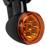 TCMT Auxiliary Light Bracket Spot Fog Light Turn Signal Fit For Harley Road King '94-'13,Electra Glide '97-'13 - TCMT