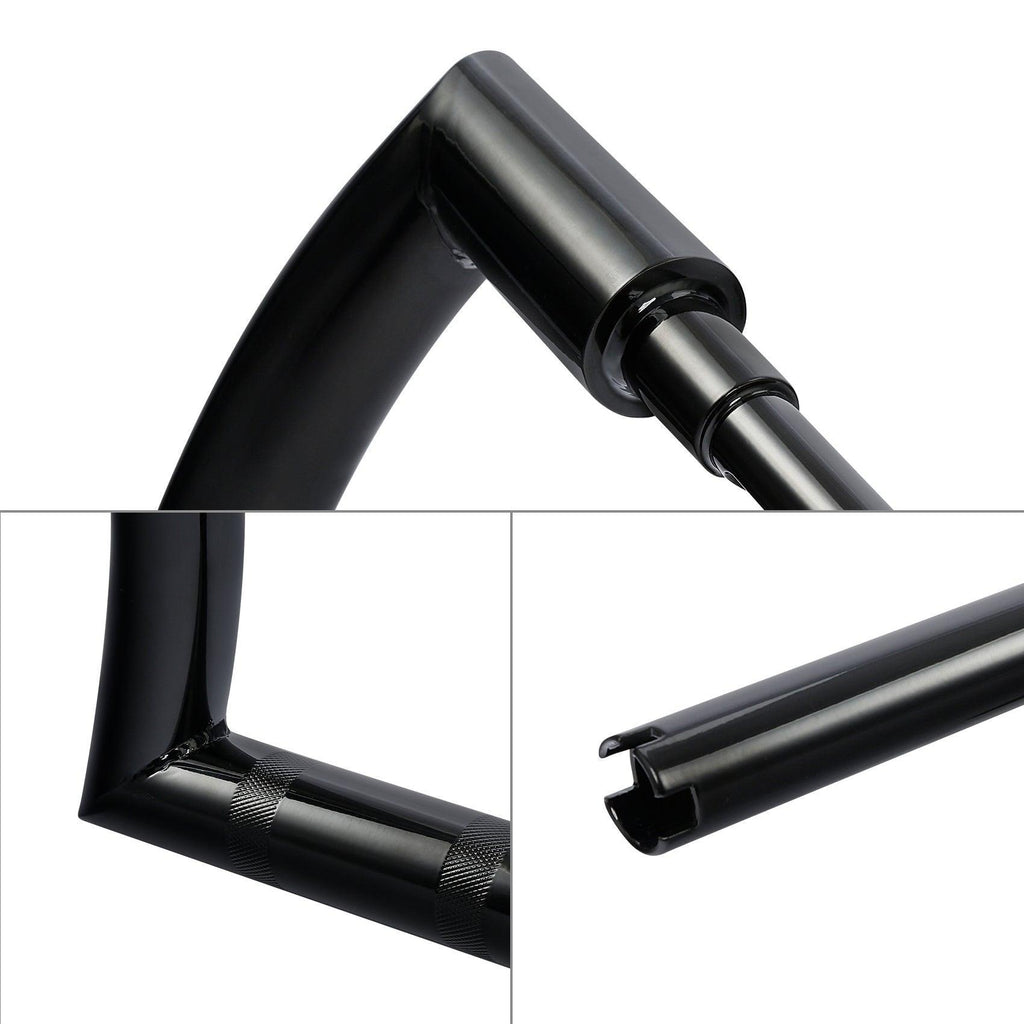TCMT 14" 16" 18" 20" Rise 2" Hanger Handlebar Black Fit For Harley Touring Softail - TCMTMOTOR