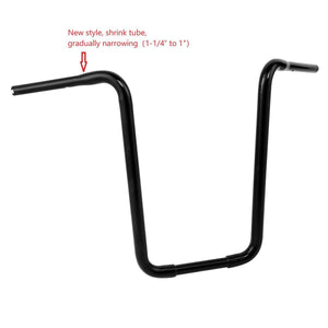 TCMT Black Ape Hanger Handlebar Fit For Harley Road King Softail Dyna Sportster - TCMT