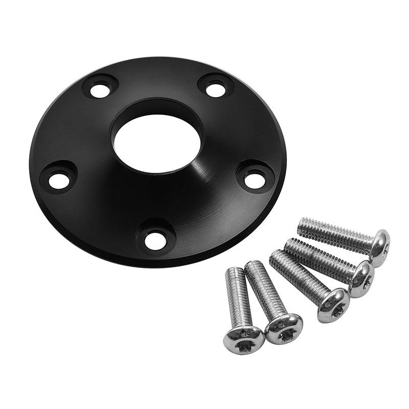 TCMT Dual Disc Front Wheel Hub Cap Cover Fit For Harley Touring '08-'23 Non  ABS - Black