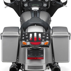 TCMT Black/Chrome Luggage Rack Fit For Harley Touring '09-'25 - TCMT
