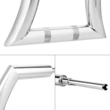 TCMT 14" 16" 18" 20" Rise 2" Hanger Handlebar Chrome Fit For Harley Touring Softail - TCMTMOTOR