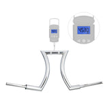 TCMT 14" 16" 18" 20" Rise 2" Hanger Handlebar Chrome Fit For Harley Touring Softail - TCMTMOTOR