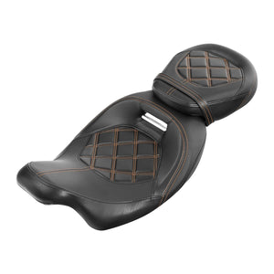 TCMT Driver Passenger Seat Backrest Pad Fit For Harley CVO Touring - TCMTMOTOR
