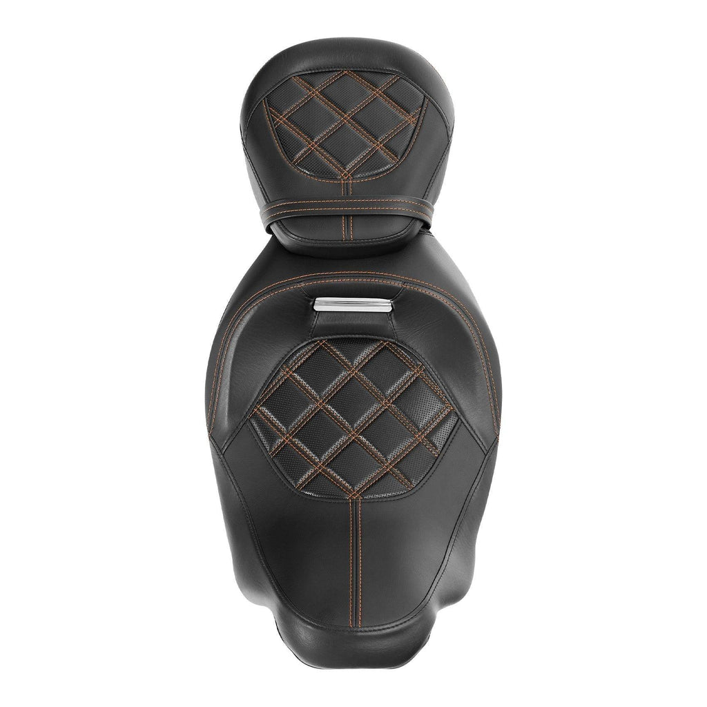 TCMT Driver Passenger Seat Backrest Pad Fit For Harley CVO Touring - TCMTMOTOR