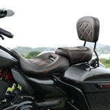 TCMT Driver Passenger Seat Backrest Pad Fit For Harley CVO Touring - TCMTMOTOR