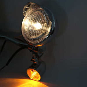 TCMT Driving Passing Turn Signal Spot Light Bar Fit For Harley Touring Choppers Honda - TCMT
