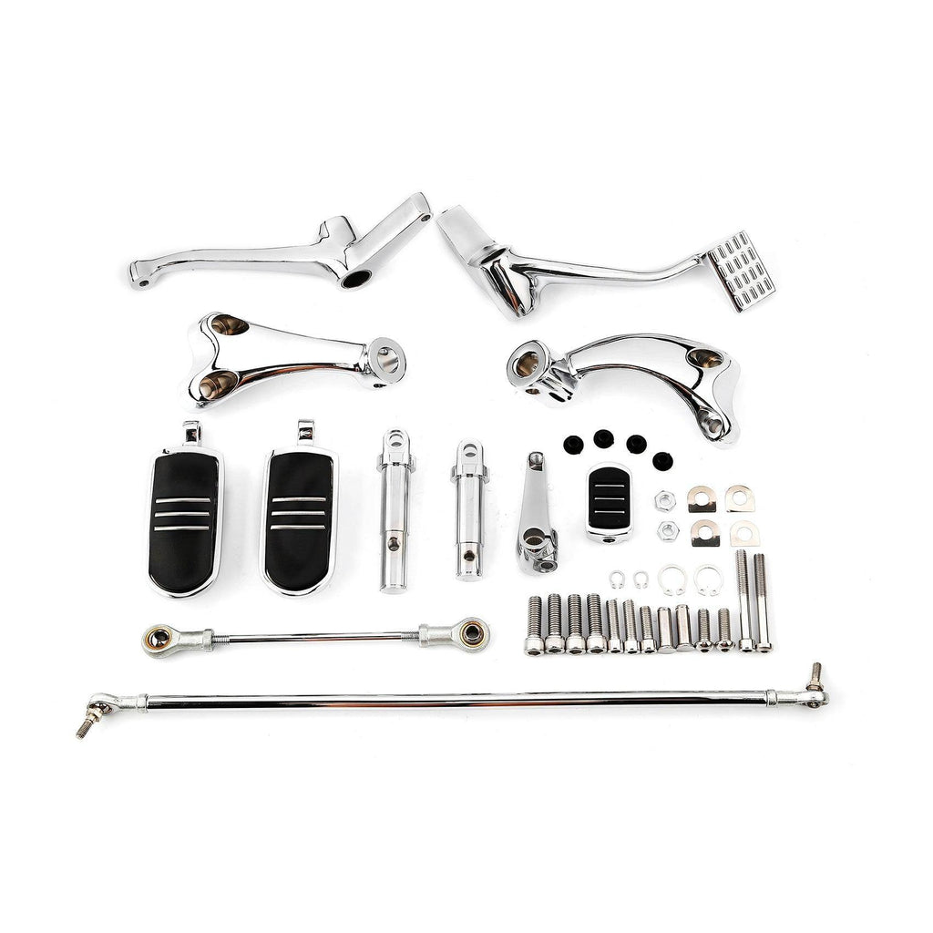 TCMT Forward Control Footpegs Levers Linkages For Harley Sportster XL 883 XL1200 Iron - TCMTMOTOR