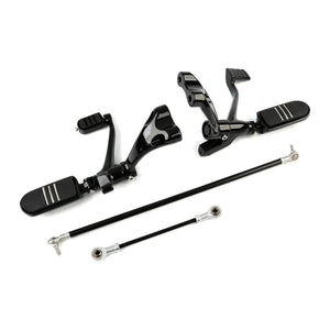 TCMT Forward Control Footpegs Levers Linkages For Harley Sportster XL 883 XL1200 Iron - TCMTMOTOR
