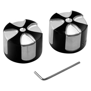 TCMT Front Axle Cap Nut Covers Fit For Harley Touring '08-'23 Dyna '11-'17 - TCMT