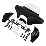 TCMT Front Batwing Outer Fairing with Windshield Mounting Brackets Hardwares Fit For Harley - TCMT
